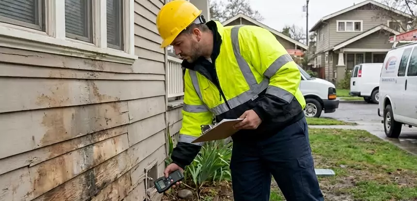 Water Damage Exterior Wall Suwanee