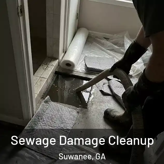  Sewage Damage Cleanup Suwanee, GA